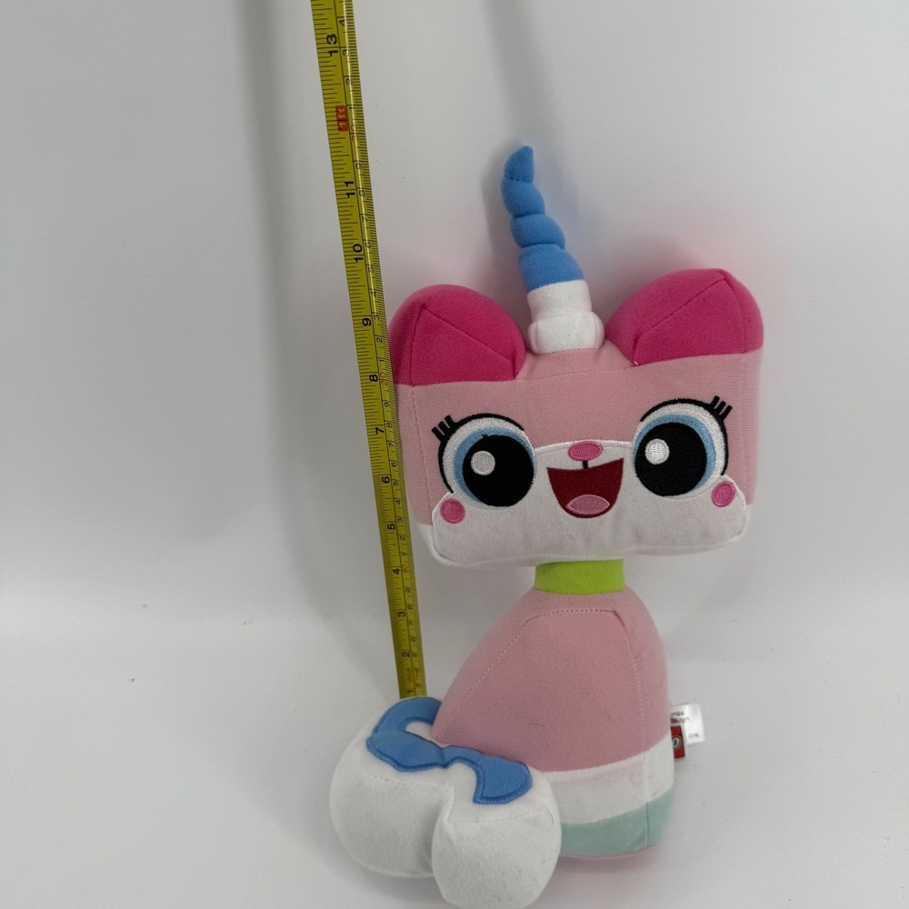 The Lego Movie 2 Unikitty Plush Toy 12" Pink Unicorn Uni Kitty - Picture 8 of 9